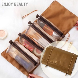 Enjoy Beauty Toiletries Travel Bag Large Capacity Portable Makeup Cosmetic for Lipstick Eyebrow Pencil Toothbrush Towel