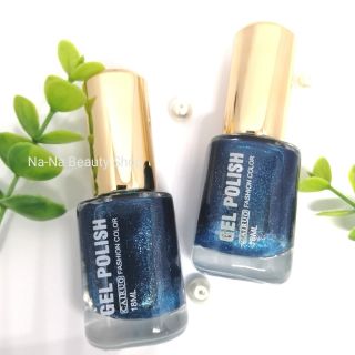 สีทาเล็บ​ GEL​ POLISH​ No.169 สีน้ำเงินมุก ยาทาเล็บสีธรรมดา แห้งเร็วไม่ต้องอบ พร้อมส่ง มีเก็บเงินปลายทาง