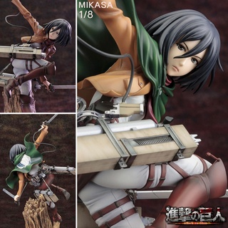 Figure ฟิกเกอร์ ARTFX J Attack on Titan Shingeki No Kyojin ผ่าพิภพไททัน Mikasa Ackerman มิคาสะ แอคเคอร์แมน 1/8 โมเดล