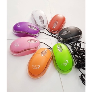 เมาส์MOUSE Optical USB 1000 DPI WS-906 เมาส์ต่อคอม เมาส์มีไฟ เมาส์ตัวเล็ก mouse mini ตัวเล็กแข็งแรง