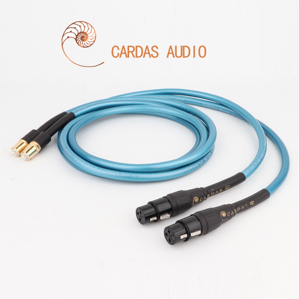 Hifi RCA ถึง XLR Balanced Plug Audio Cable Cross Audio Amplifier CD DVD Player RCA Interconnect Cabl