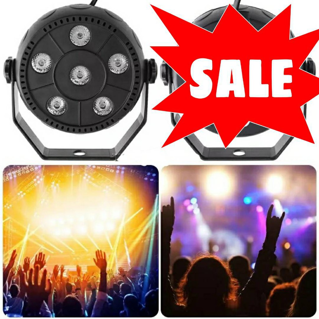 ไฟพาร์ ไฟดิสโก้ ไฟเทค ไฟปาร์ตี้ ตามจังหวะ LED Disco light Party Light เอฟเฟกต์แสงหลายแบบ