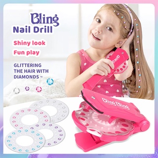 ✨ Blingbling Gems ✨  แม็กคริสตัล อุปกรณ์จัดแต่งทรงผม สติกเกอร์เพชร ประกายไฟ DIY สําหรับตกแต่งบ้าน