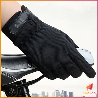 BUAKAO  ถุงมือมอเตอร์ไซค์ รุ่น 5.11 ไบค์เกอร์  Non-slip gloves