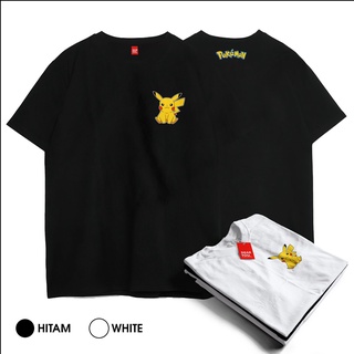 Dearyoustore - เสื้อยืด ผ้าฝ้าย พิมพ์ลาย Pikachu Original Combed 30sSize S-5XL