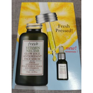 fresh vitamin nectar Glow Juice antioxidant Face Serum