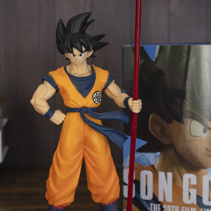 ของเล่นฟิกเกอร์ Dragon Ball Super Son Goku Take The stick Goku ครบรอบ 20 ปี