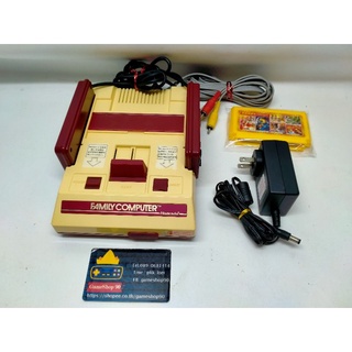 Famicom แท้ Japan ระบบAV ชุดพร้อมเล่นไฟไทยพร้อมตลับรวมเกมเทพไม่ซ้ำ 150in1 เกม รวมเกมหัวๆ