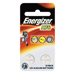 ถ่านกระดุม (แพ็ค 2 ก้อน) Energizer A76/LR44/Button batteries (pack of 2) Energizer A76 / LR44