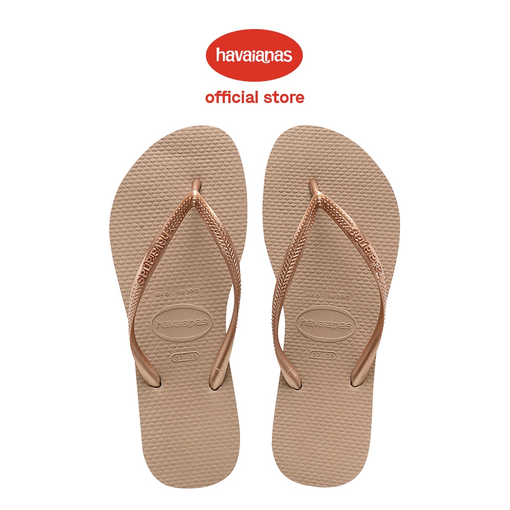 Havaianas Women Slim Flip Flops - Rose Gold