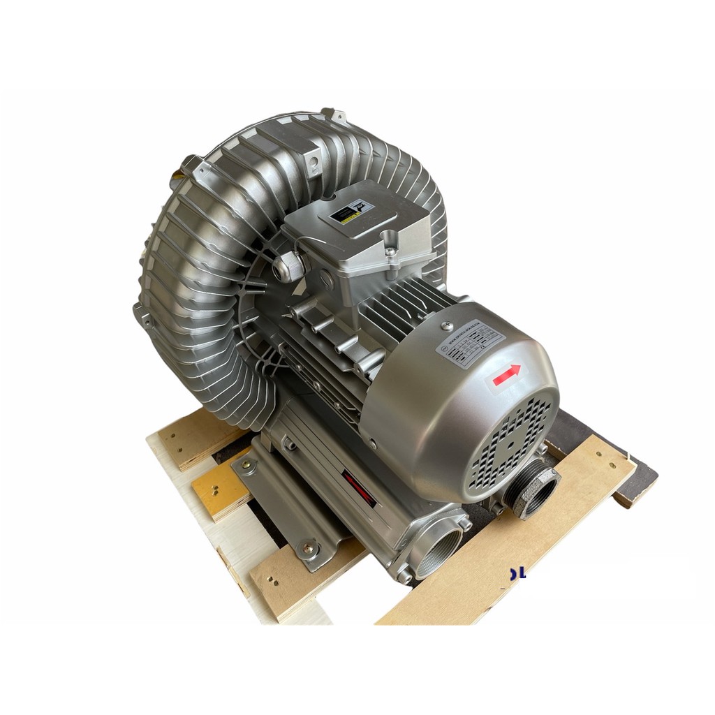 พัดลมโบรเวอร์เป่าอากาศ และ ดูดอากาศ Ring Blower  CTA 2200Kw 380 V ขนาด 3 แรงม้า(2.2 KW)
