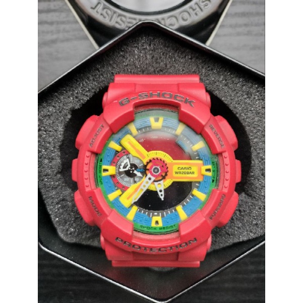 นาฬิกา  G-SHOCK แท้ 100% มือสองสภาพดี สีแดง