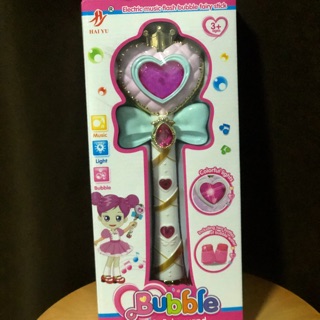 คธาหัวใจเป่าฟอง Bubble Fairy Wand