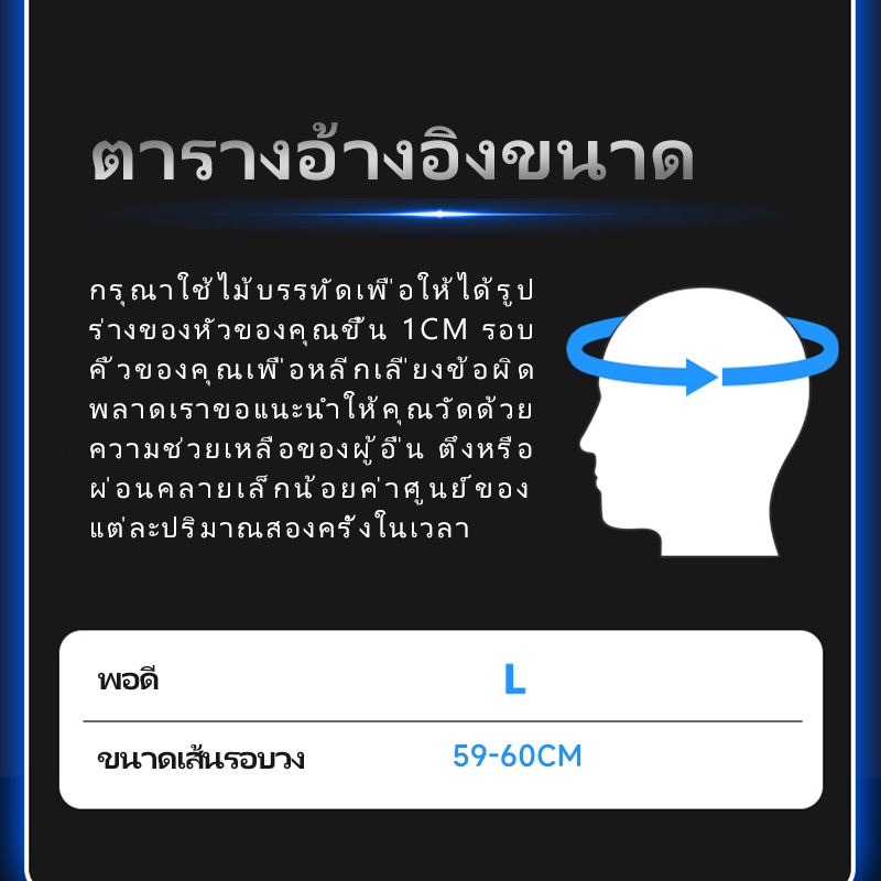 HNJ หมวกกันน๊อคเต็มใบ ขี่ม้า ป้องกันแสงแดด Motorcycle - รูปที่ 7