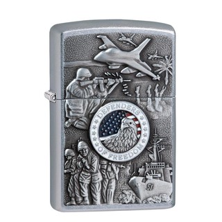 Zippo ไฟแช็กรุ่น 24457 Joined Forces Emblem ของแท้ รับประกันตลอดชีิวิต นำเข้าและจำหน่ายโดยตัวแทนจำหน่าย