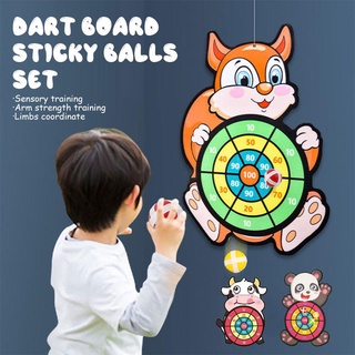 Sticky Dartboard Ball Set For Fine Motor Skill Training Animal Dart Board For Kids Adults