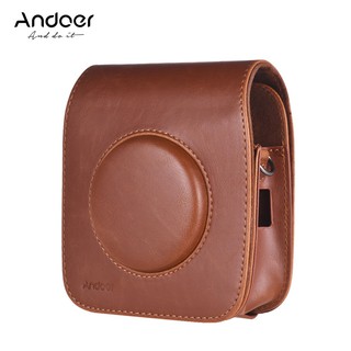 Andoer SQ10 กระเป๋าใส่กล้องกระเป๋ากล้องหุ้มหนัง PU