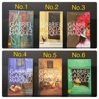 เล่มละ 220฿ each - Gabriel Garcia Marquez (ร้านหนังสือมือสองภาษาอังกฤษGekko Books)