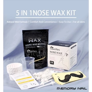 (กล่องใหญ่) 👃 ชุดแว๊กซ์ขนจมูก waxlifes 👃 แว๊กซ์กำจัดขนจมูก อย่างรวดเร็ว 👃 wax Nose hair removal 👃 ชุดกำจัดขนจมูก ขนหู...