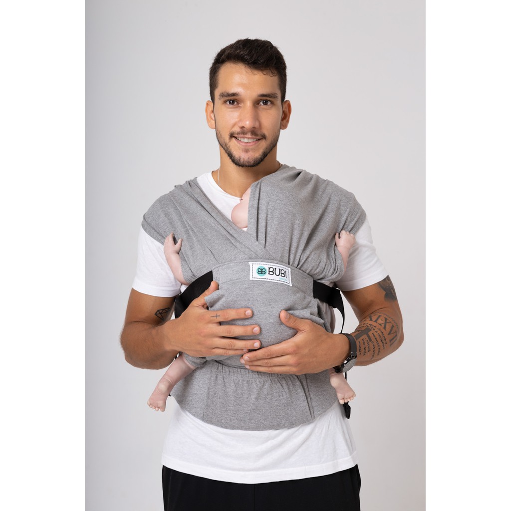 BUBI เป้อุ้มเด็ก Gen 3 - Cotton - Pepper Grey - G3CT-XA-M-1220