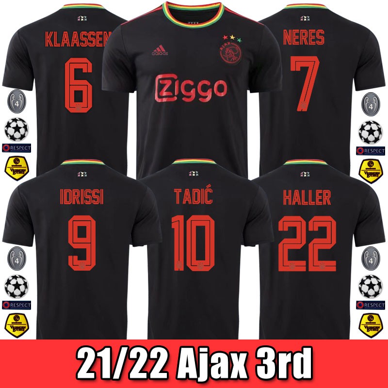 Ajax 3rd Shirt 2021 2022 Football 21 22 Short Sleeve Size S 4xl Man Fans Jersey Lwfb Shopee Thailand