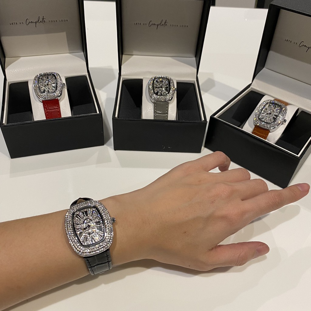 GL Silver hardware นาฬิกา แฟชั่นหรูหรา