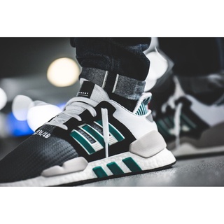 ✾｜Spot｜Adidas EQT Support 91/18 AQ1037 รองเท้าวิ่ง boost สีเขียวสีเทา