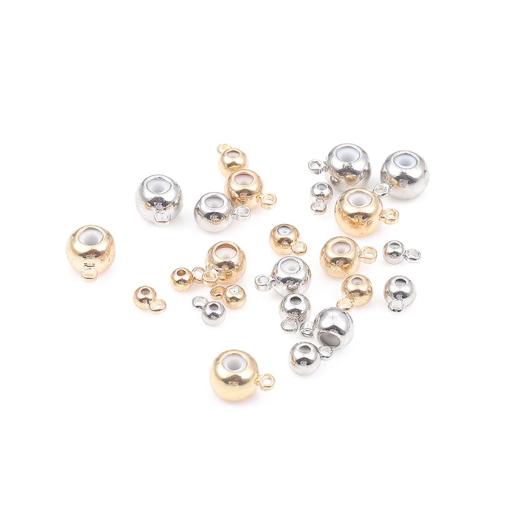 Benecreat ลูกปัดสแตนเลสสีทอง 6X4 มม . 5 - 20 ชิ้นสําหรับทําเครื่องประดับ Diy