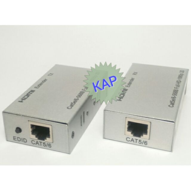 HDMI-Single CAT-HDMI EXtender Cat5e、6 -568B Full-HD-1080p 3D