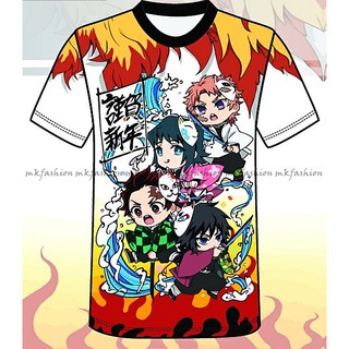 เสื้อยืดพิมพ์ลาย ดาบพิฆาตอสูร สุดฮิต 2021
