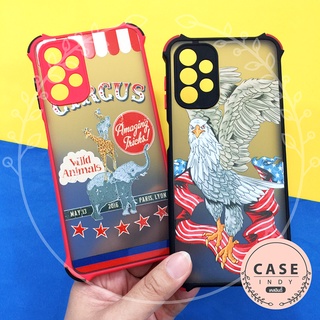 เคส OPPO A74 5G A93 4G A96 RENO 4 เคสกันกระแทกกันเลนส์กล้อง พิมพ์การ์ตูน ขอบสีหลังขุ่น