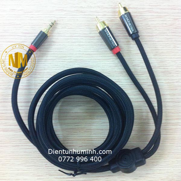 สายไฟ 3 มม. เป็น 2 MONSTER 2M ดอกบัว