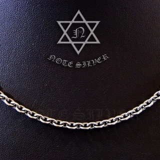 สร้อยคอเงินแท้ ลายฮาร์เลย์ Size SS Star of David T-Bar 28" NSNL1191