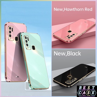 เคส Vivo Y30 Y30i เคสโทรศัพท์ ชุบไฟฟ้า Vivo Y30 เคสโทรศัพท์ ครอบคลุมเต็มรูปแบบ เคสน่ารัก ป้องกันกล้อง ที่วางโทรศัพท์น่ารัก