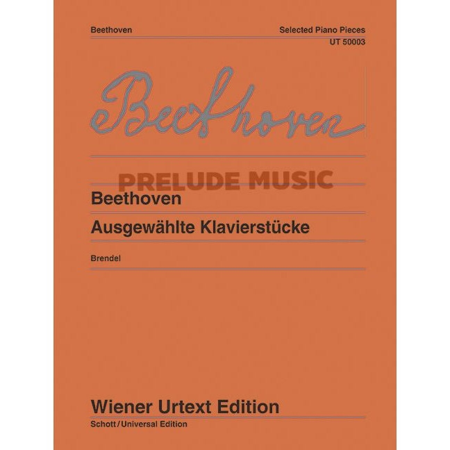 (โค้ดINCSM2Lลด70฿) Beethoven Selected Piano Pieces