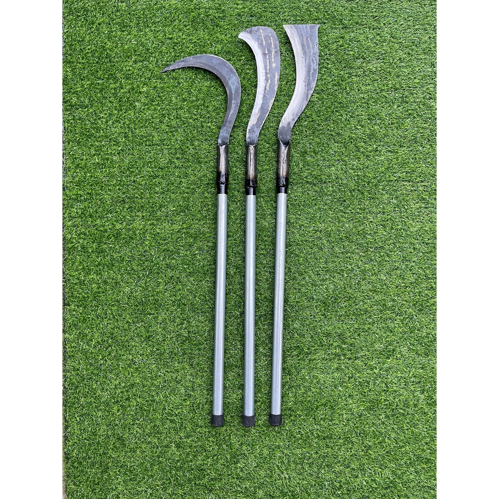 มีดพร้า มีดฟันต้นไม้ ผลิตจากเหล็กหนา คุณภาพดี มีดถางดายหญ้า มีดหวดโค้งปลายตัด