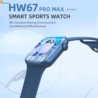 Hw67 Pro Max ดูสมาร์ท1.9นิ้วบลูทูธดูสมาร์ทสัมผัส Nfc เสียงผู้ช่วยบลูทูธโทรตรวจสอบอัตราการเต้นหัวใจก่อน