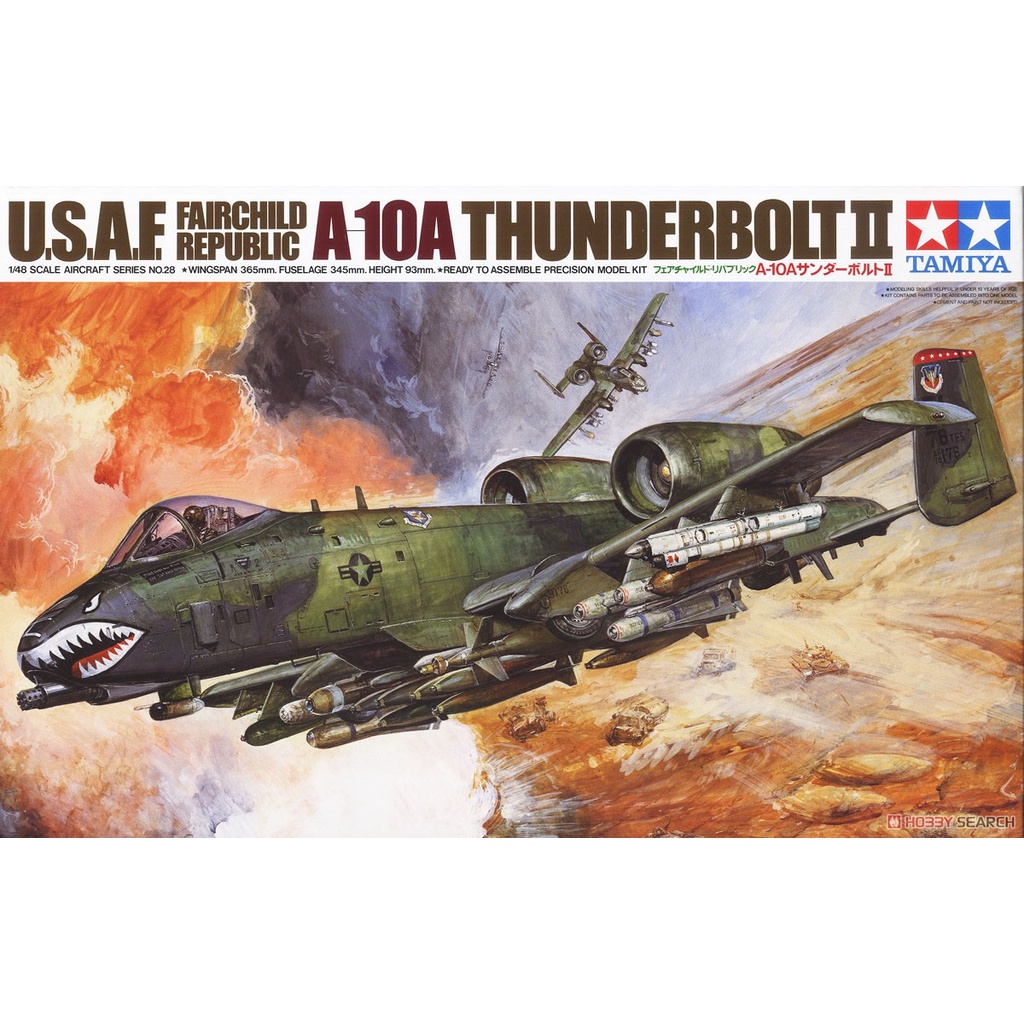 4950344992799 TAMIYA 61028 Fairchild Republic A-10A Thunderbolt II