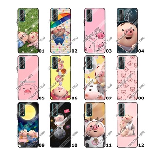 Huawei Y9 2018 Y9 2019 Y9 Prime 2019 Y7A เคสสกรีน เคสมือถือ รามลาย หมู การ์ตูนหมู พร้อมส่ง