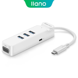 Lluno Type - C To Vga Type C To Usb 3 . 0 Hub 12 / New Pro Macbook อุปกรณ์เสริมคอมพิวเตอร์