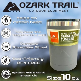 แก้วน้ำสแตนเลสเก็บความเย็น Ozark trail low ball 10oz by Dr.Gusjung