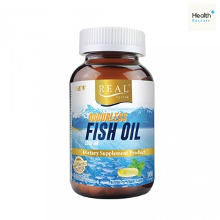 Real Elixir Odourless Fish Oil 100cap เรียล อิลิคเซอร์ น้ำมันปลา โอเดอร์เลส 100 เม็ด 1กระปุก