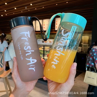 🚘 สินค่าพร้องส่งค่ะ ขวดน้ำ กระบอกน้ำ 550ml ขวดใส่น้ำพลาดสติก ขวดน่ารัก
