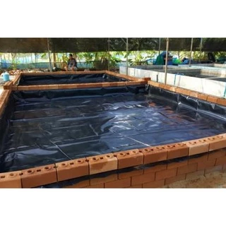 (ยกม้วน36เมตร) ผ้ายางปูบ่อ พลาสติกปูบ่อ ผ้าใบปูบ่อ คลุมดิน กว้าง 3.6 เมตร LDPE สีดำ 0.15 0.12 0.08