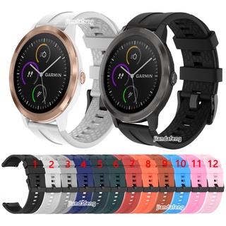 สายนาฬิกาข้อมือซิลิโคน สําหรับ Garmin Vivoactive 3 Trainer Element Music