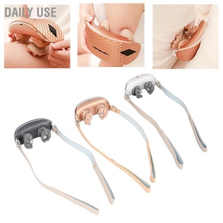 Daily Use Neck Massager Relieve Muscle Pain Portable Rechargeable Kneading Hot Compress for Home Use