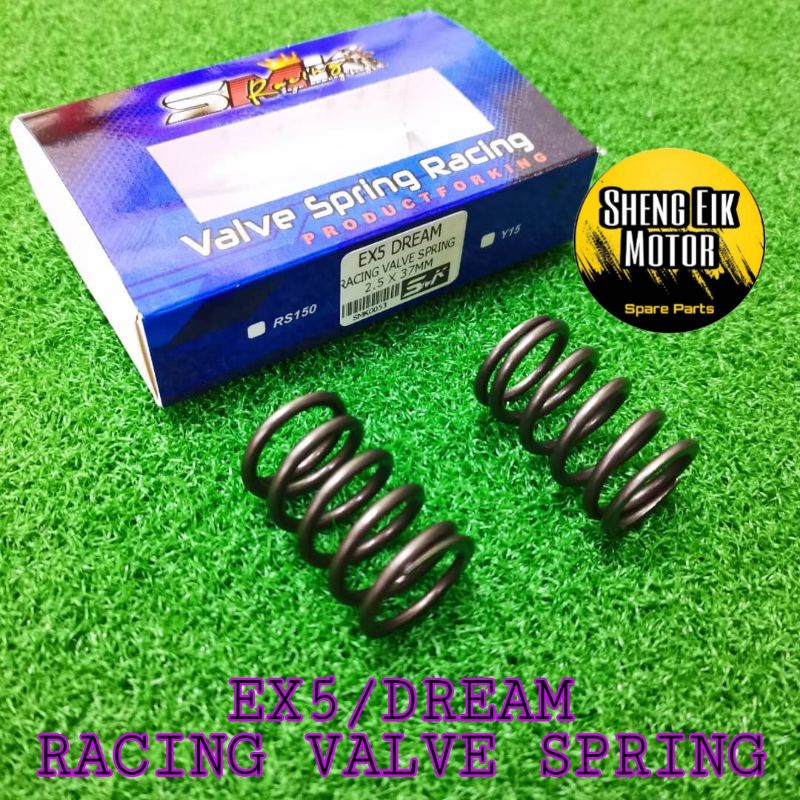 E BONUS/EX5/DREAM RACING VALVE SPRING - SMK RACING(2.8X37MM)(3.0X37mm)