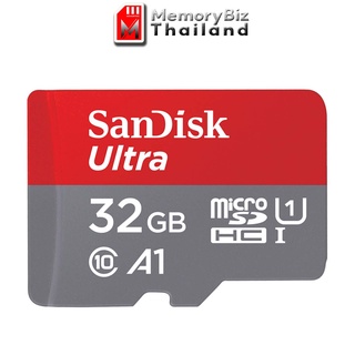 SanDisk Ultra Micro SD Card 32GB Class10 120MB/s A1 (SDSQUA4-032G-GN6MN) เมมโมรี่ การ์ด โทรศัพท์ มือถือ ประกัน Synnex