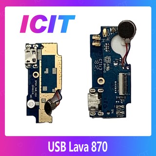 Ais Lava 870อะไหล่สายแพรตูดชาร์จ แพรก้นชาร์จ Charging Connector Port Flex Cable（ได้1ชิ้นค่ะ) ICIT 2020