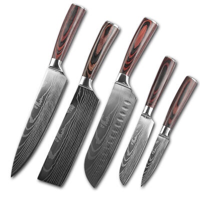 มีดทำครัวญี่ปุ่น มีดเซฟ สแตนเลส คมกรีบ Japanese Kitchen Knife Set Stainless Steel Sharp Cleaver ราคา ถูกที่สุด ดีลบีเคเค แกลเลอรีภาพที่ 9